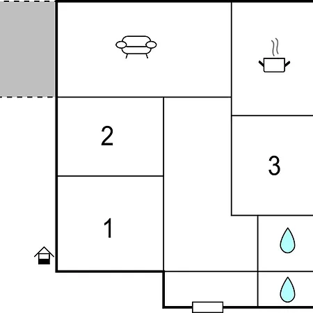 Apartment Cozy In With Kitchen Ika